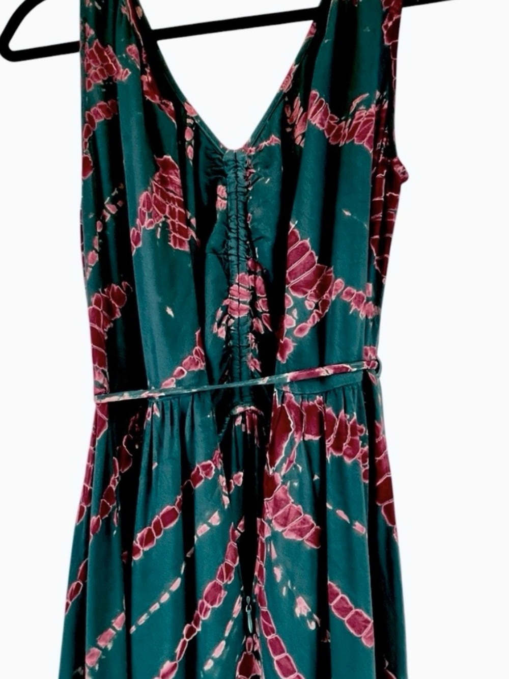 NEW YFB Young Fabulous & Broke Maxi Dress in Dark Teal Savannah Wash Tie Dye S - Picture 5 of 11